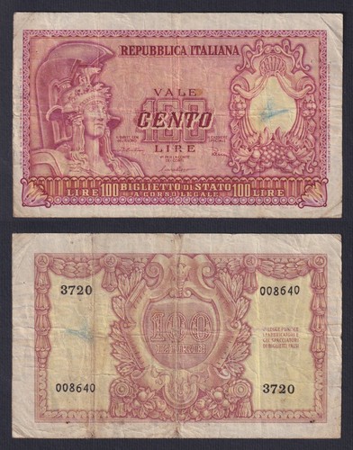 Banconota italia 100 - banconota,