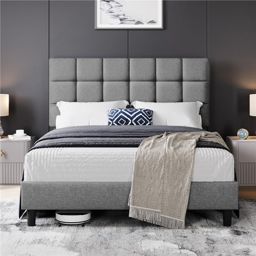 Letto matrimoniale imbottito - letto,