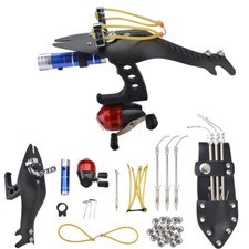 Set imbracatura da caccia pesca con arco catapulta mulinello freccette tiro con l'arco tiro al bersaglio