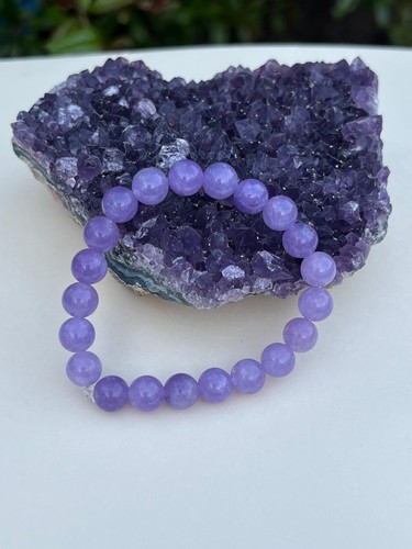 Bracciale ametista lavanda - bracciale,