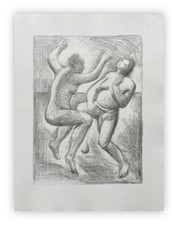 CARLO CARRÀ (1881-1996) - Litografia - Baccanti