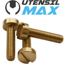 MICRO VITI A TESTA CILINDRICA A TAGLIO IN OTTONE - CONFEZIONI DA 10 E 25 PEZZI