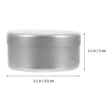  3 Pcs Contenitori Alluminio