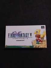 FINAL FANTASY V NINTENDO SUPER