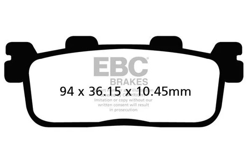 Ebc sfa607hh brake pad - sfa607hh, hh