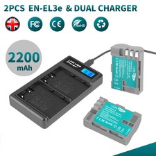 2x EN-EL3a EN-EL3e batteria +
