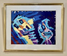 Karrel Appel - Nella notte autentica litografia firmata #165/175.