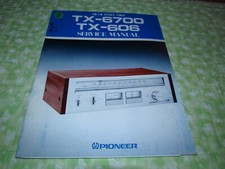 Pioneer TX-6700 TX-606 Manuale