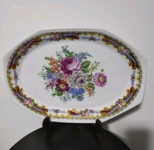 VASSOIO DECORAZIONE ESCLUSIVA DEPOS T. LIMOGES 29X 21 CM