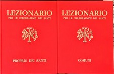 LEZIONARIO PER LE CELEBRAZIONI DEI SANTI - 1972 - 2 VOLUMI