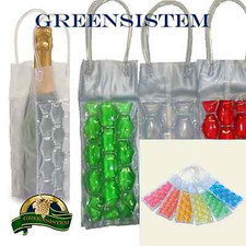 ICE BAG AZZURRO / FREEZ BORSA PORTA BOTTIGLIA REFRIGERANTE