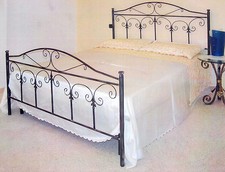 LETTO MATRIMONIALE IN FERRO