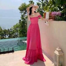 Vestito Abito Elegante Lungo