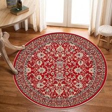 Tappeti Rotondi per Camera da Letto Divano e Tappetini Ingresso Design Funzionale per Uso Domestico