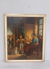 OLIO SU TAVOLETTA DEI PRIMI DEL 900 FIRMATO A. PAGLIANI IN CORNICE ORIGINALE