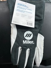 Guanti da saldatura TIG resistenti al taglio Miller grandi in pelle 290403 NUOVI