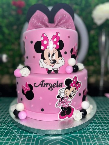 Torta scenografica minnie - torta,