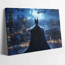 Poster Batman Gotham di notte