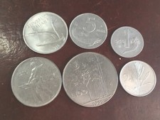 MONETE IN LIRE del 1955 (Serie completa)  REPUBBLICA ITALIANA 1946-2001