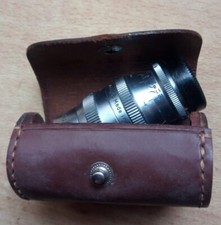 OBIETTIVO fotografico KINOTEL  ANASTIGMATIC con custodia in pelle  * PERFETTO!