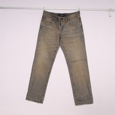 RICHMOND Strappato W34 L/ Usato Vintage Denim Jeans (Cod.H3242) Uomo Vita Bassa