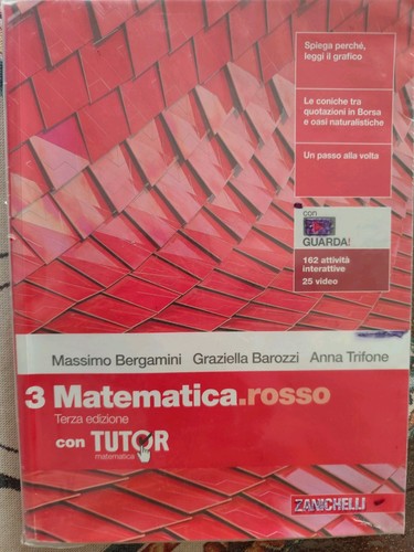 Zanichelli matematica rosso - 3, matematica.rosso