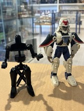 I 5 Samurai YOROIDEN TROOPERS HARIEL TAKARA 1988 + Rarissimo SUPPORTO ARMATURA