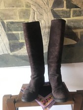 stivali in pelle Pollini vintage