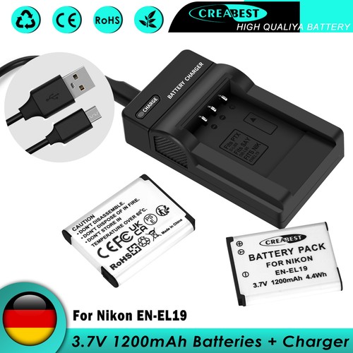 El19 batteria - 2x, en-el19