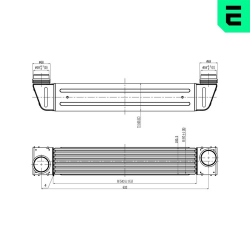Intercooler era 672057 per - 672057,