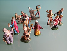 Lotto 10 statue Presepe, made