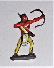 Soldatino Cromoplasto Landi INDIANO CON ARCO - Far West GIALLO