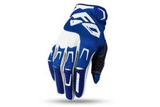 GUANTI MOTOCROSS UFO IRIDIUM BLUE-WHITE