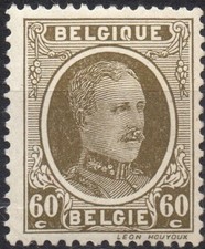 BELGIO 1927 - MLH*  60 c
