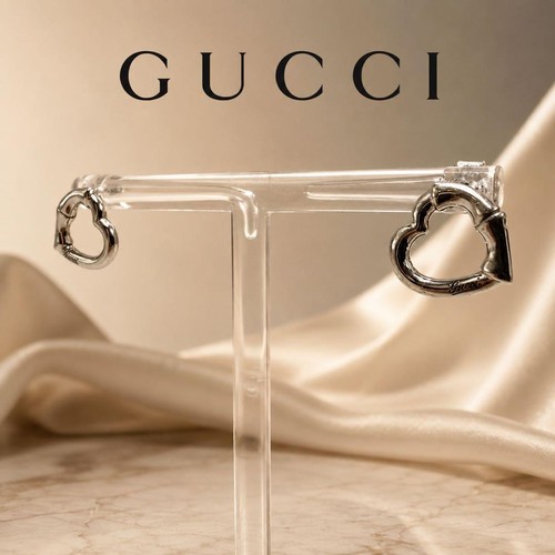 Orecchini gucci cuore bambù - orecchini,