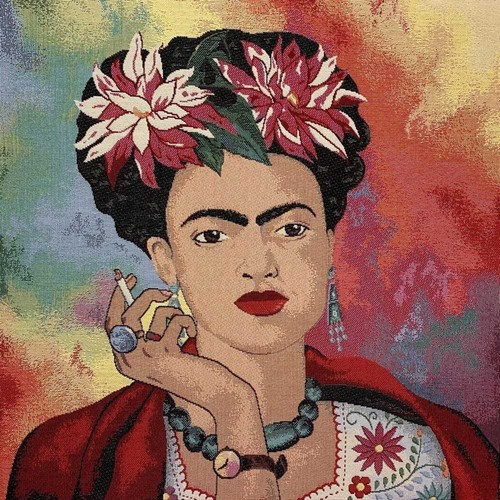 Pannello gobelin frida rosso - pannello,