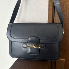 CELINE Horse Shoulder Bag Navy