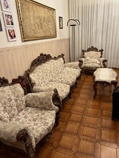 Divano Barocco + Poltrone e Tavolino