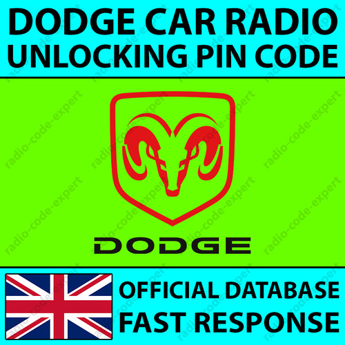 Dodge radio pin sblocco - dodge,