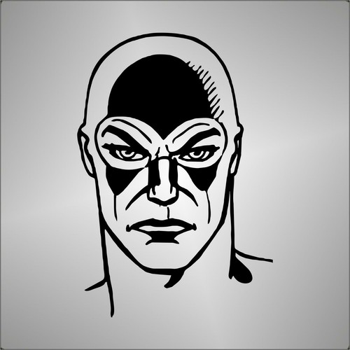Adesivo prespaziato diabolik - adesivo,