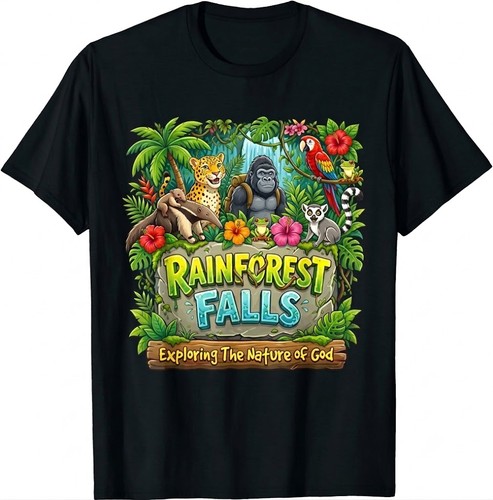 Maglietta rainforest falls vbs - rainforest,