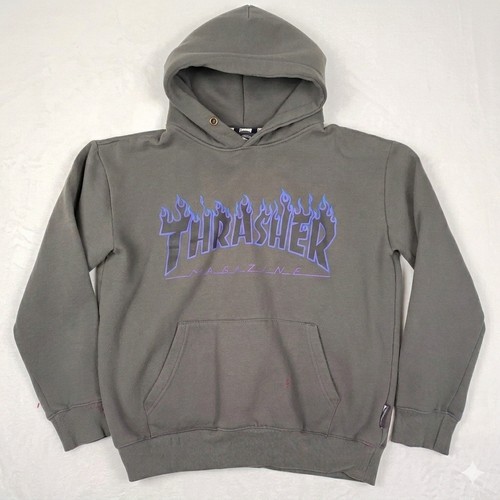 Felpa con cappuccio thrasher - felpa,
