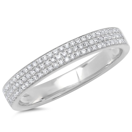 Diamante pave anello 14k oro - diamante,