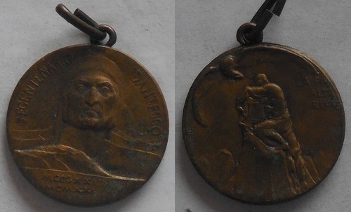 Medaglia centenario dante - medaglia,