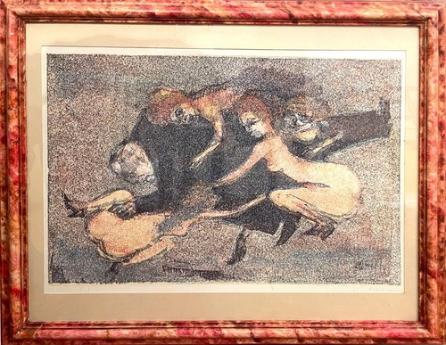 Litografia mino maccari - mino,