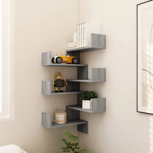 Scaffale parete angolo 2pz - parete,