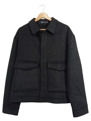 Zara giacca leggera uomo nera - zara,