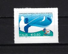 2011 ITALIA REPUBBLICA - Campionati Mondiali Pesca Sportiva - 0,60 eur - MNH