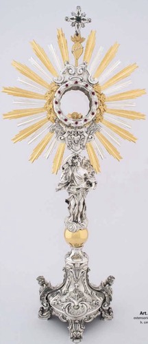 Ostensorio bicolore cesellato - bicolore,