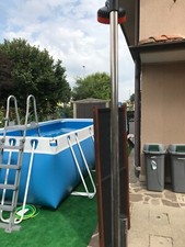 piscina con telaio usata una sola stagione , Marca APM modello Ibiza, 450x200x